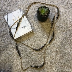 Long beaded necklace